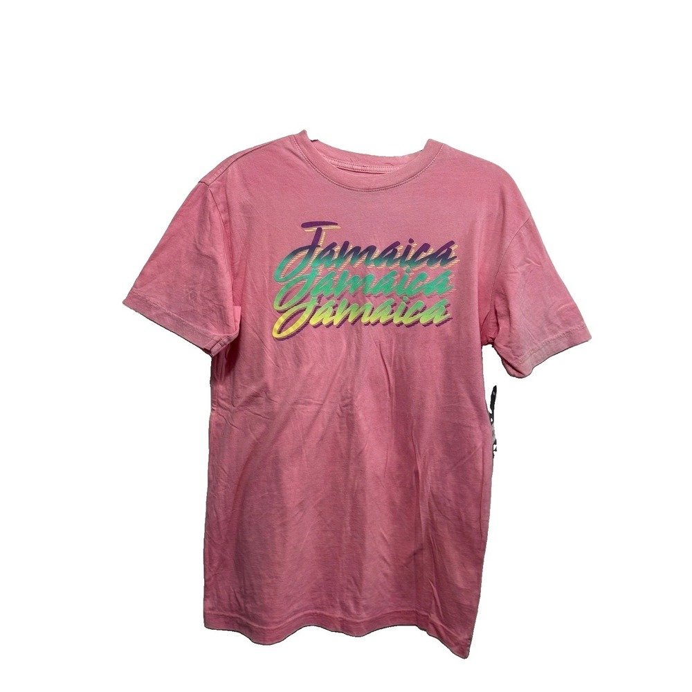 Roark Revival Jamaica Kingston Deadbeats Graphic T Shirt Pink S Premium Tee NWT